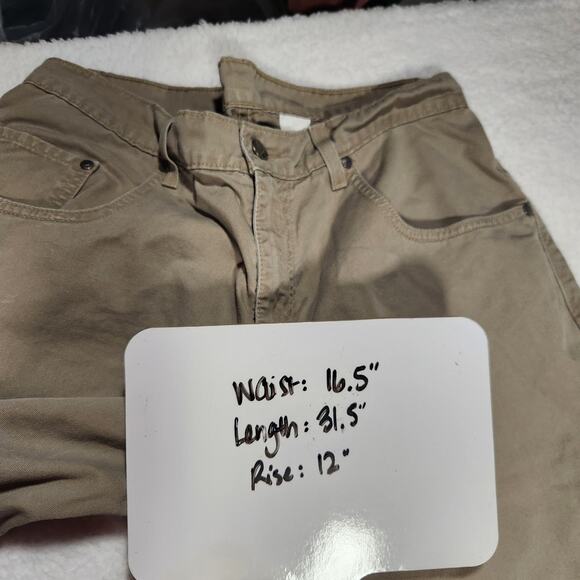 Vintage Levi's L2 Khaki Pants Men's 34x32 Baggy Loose 90s Y2K Skater 100% Cotton - Picture 9 of 13